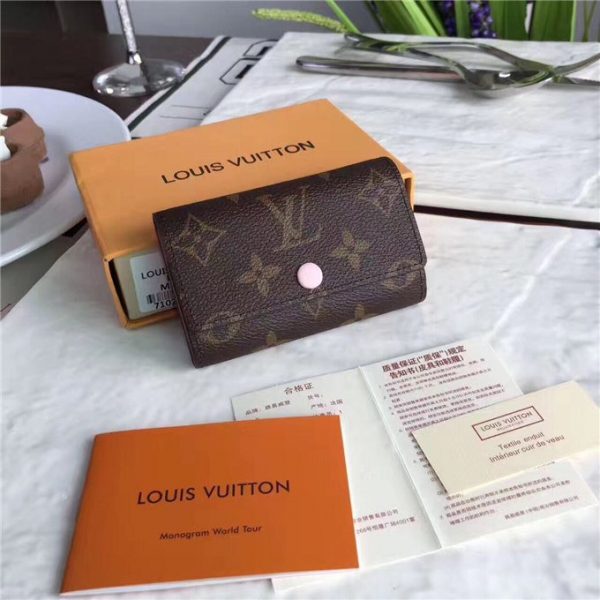 Louis Vuitton Monogram 6 Key Holder Rose Ballerine