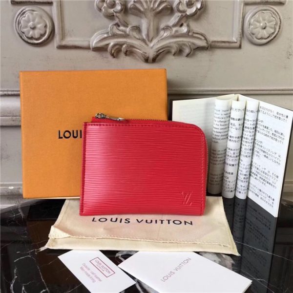 Louis Vuitton Coin Purse Epi Leather Red