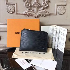 Louis Vuitton Coin Purse Epi Leather Noir