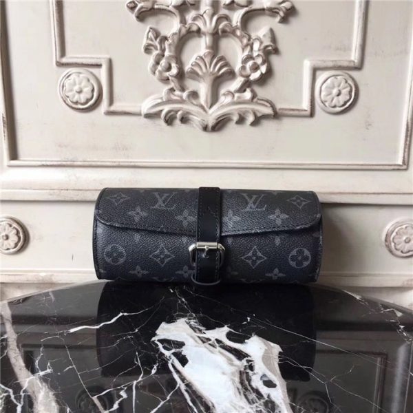 Louis Vuitton Monogram Eclipse 3 Watch Case