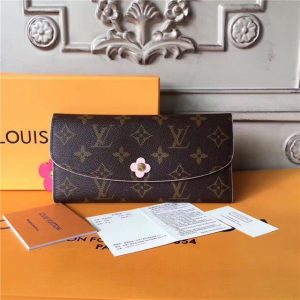 Louis Vuitton Monogram Emilie Wallet Hot Pink