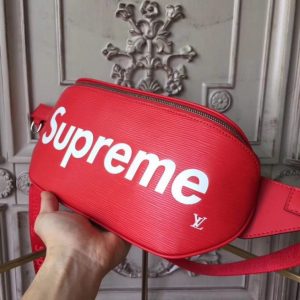 Louis Vuitton x Supreme Bumbag Red