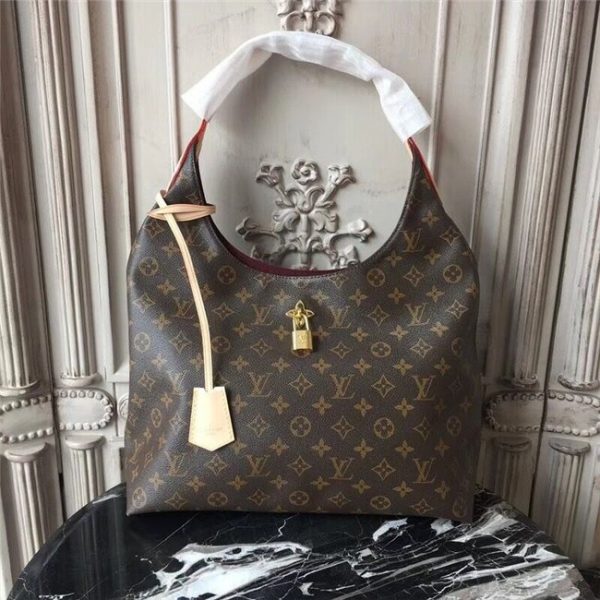 Louis Vuitton Flower Hobo Monogram Beige