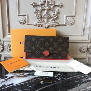 Louis Vuitton Flore Wallet Coquelicot