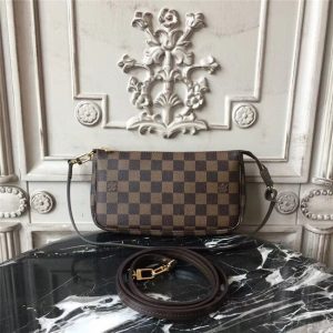 Louis Vuitton Pochette Accessoires Damier Ebene Canvas