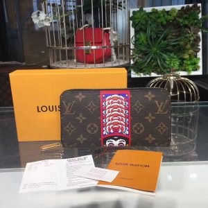 Louis Vuitton Kabuki Monogram Canvas Zippy Wallet