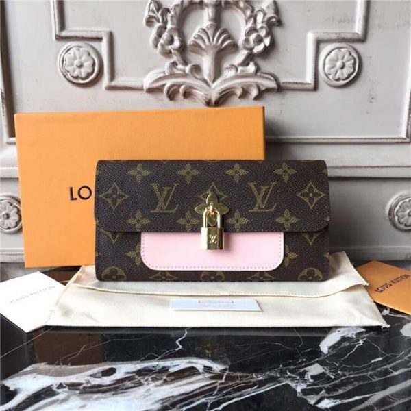 Louis Vuitton Flower Wallet Rose Ballerine