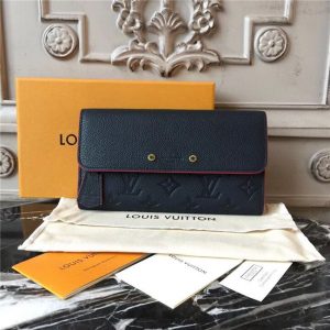 Louis Vuitton Pont-Neuf Wallet Marine Rouge