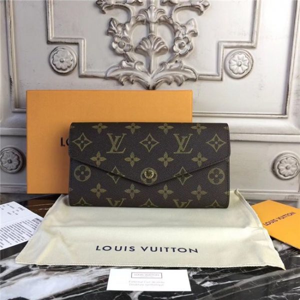 Louis Vuitton Sarah Wallet Brown