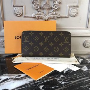 Louis Vuitton Zippy Wallet Monogram Canvas Rose Ballerine