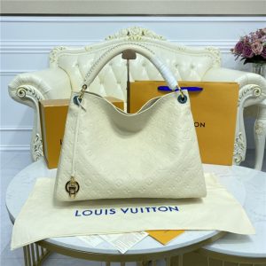 Louis Vuitton Artsy MM Monogram Empreinte Leather Ivory