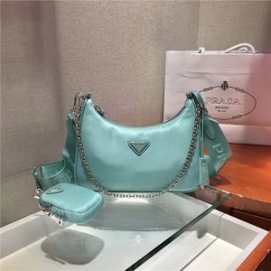 Prada Re-Edition 2005 Nylon Replica Bag Jade Green