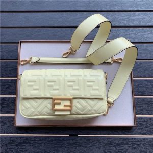 Fendi Baguette Medium Yellow