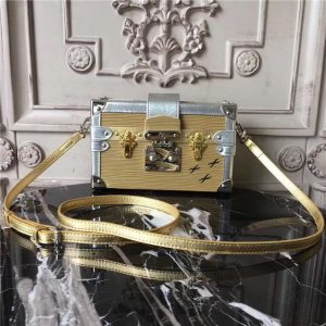 Louis Vuitton Petite Malle Gold