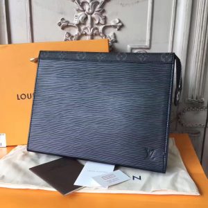 Louis Vuitton Pochette Voyage MM Monogram Eclipse Epi