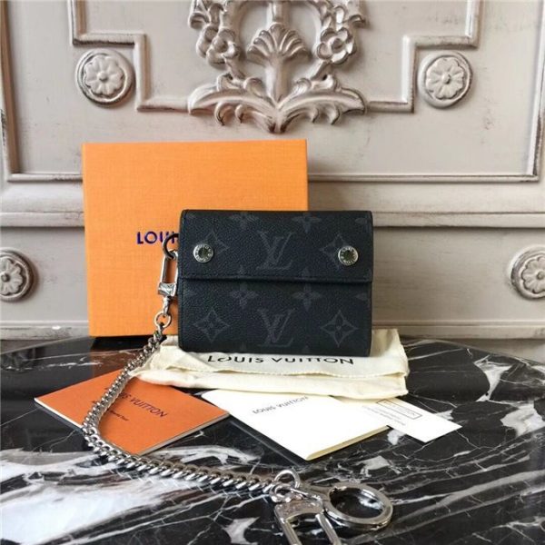 Louis Vuitton Rivets Chain Wallet